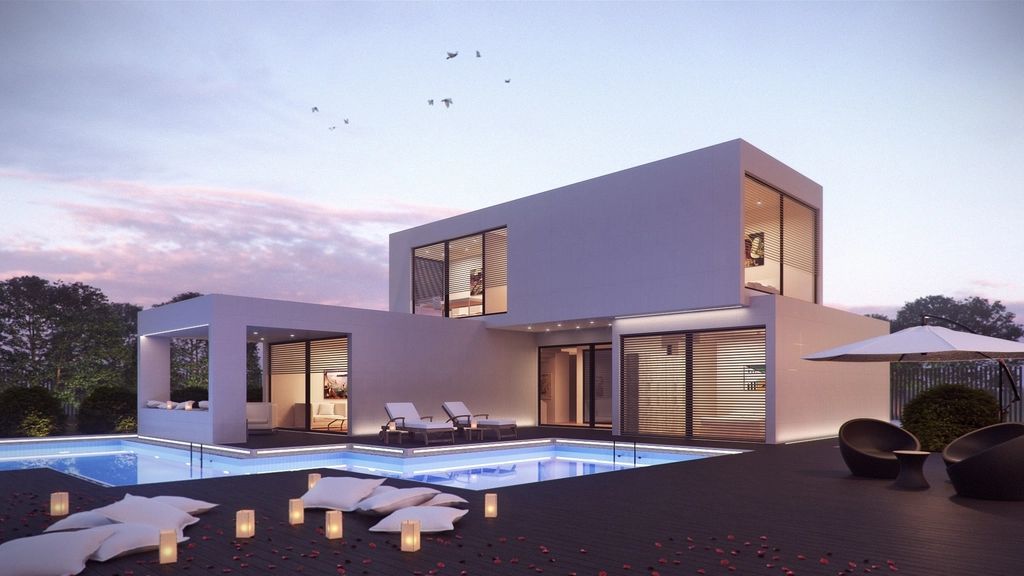 A villa with its own pool and terrace